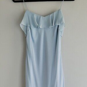 Long dress with with Matching Shawl from David's Bridal Size 6